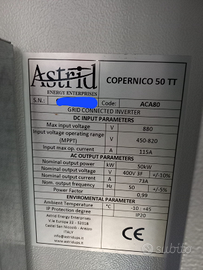 Inverter 50kw Astrid e Ingeteam