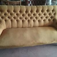 DIVANO E DUE POLTRONE CAPITONNÈ  PRIMI '900