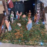 presepe misura 30x40 artigianale