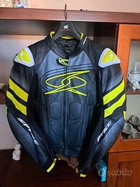 Giubbotto in pelle racing Spyke moto