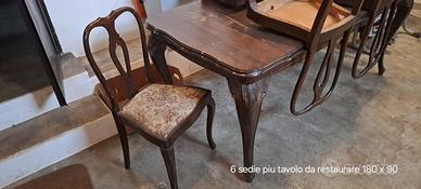 Tavolo con sedie