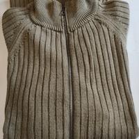 Cardigan Mason's uomo grigio verde cotone tg. XXL