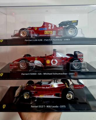 Le grandi Ferrari e F1 lotto 13 modelli 