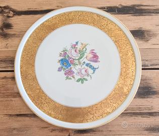 Piatto Rosenthal vintage bordo oro
