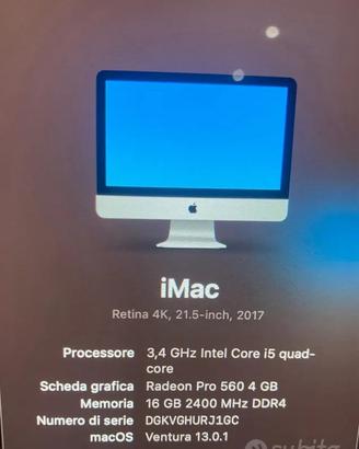 Imac 21.5