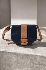 Borsa Liu Jo originale blu e beige – NUOVA con car