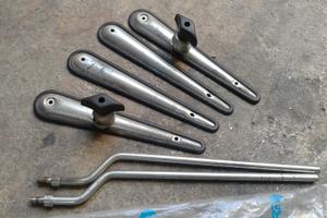 Supporti paravento vespa px 125 anno 1980