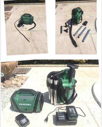 Kit attrezzo+compressore+batterie HiKOKI - NUOVO