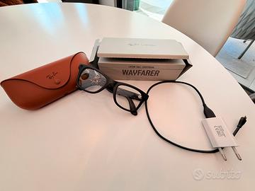 Ray-bin Ban Wayfarer Smart Glasses – come nuove