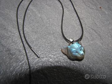 Pendente in labradorite naturale
