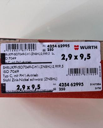 Viti autofilettanti testa cilindrica bombata nero