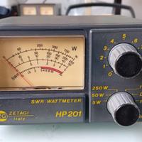 ZETAGI HP201 wattmetro rosmetro swr cb