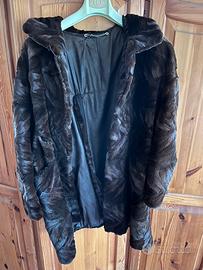 Pelliccia vera visone marrone taglia S/M