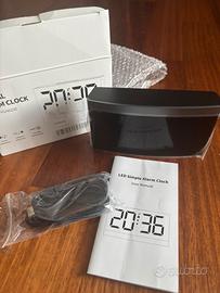 Sveglia digitale da comodino nuova