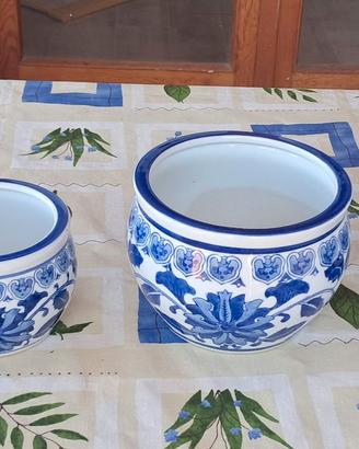 Set di 5 cachepot a matrioska