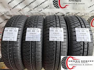 4 PNEUMATICI 155/60/15 175/55/15 ATREZZO INVERNALI