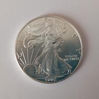 Moneta American Silver Eagle 2002 -1 oz Argento999