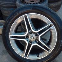 1 CERCHIO SINGOLO - MERCEDES GLA 19P BICOLOR