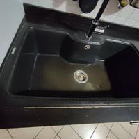 Lavello 1 vasca Plados nero