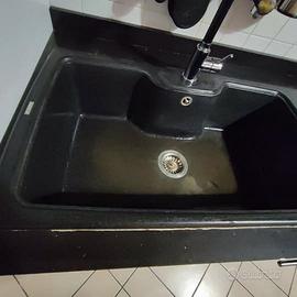 Lavello 1 vasca Plados nero