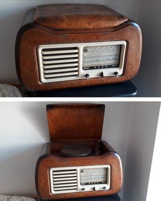 Radio giradischi vintage a valvole