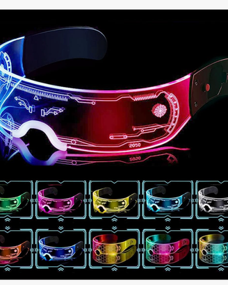 Occhiali a led luminosi