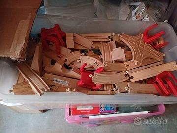 Pista legno trenino