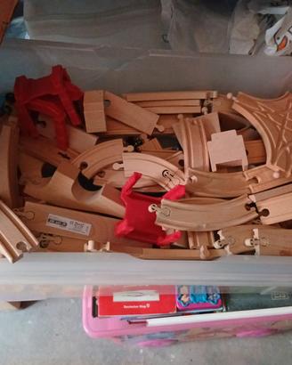 Pista legno trenino