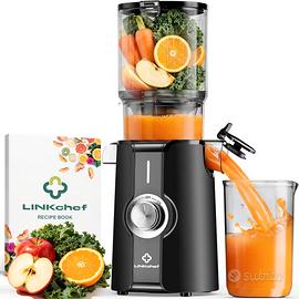 LINKchef Estrattore di Succo a Freddo 1,2L 200W 