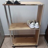 Scafale per casa con ruote