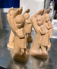 statua della protezione in legno - ricordo