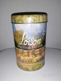 scatola di latta Loison Pasticceri dal 1938