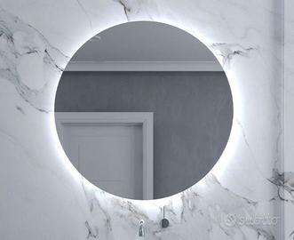 Specchio  tondo con LED (DIAM.68cm)
