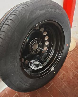  ruota di scorta polo  volkswagen tappetini baule