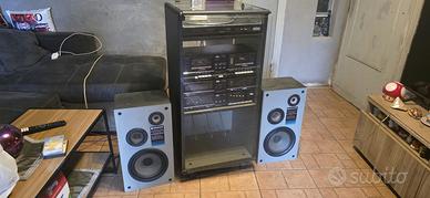 Impianto stereo Modulare SANYO con Mobile+casse 