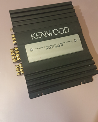 Amplificatore auto Kenwood 2/3/4 canali