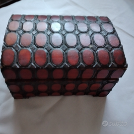 Portagioielli bauletto in legno