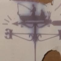 banderuola per il vento in ferro