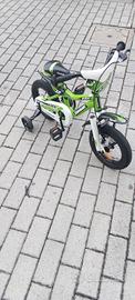 bicicletta bambino 12" con totelle