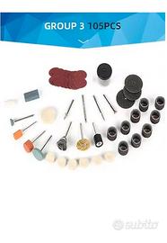 105 pz punte e Accessori per fresatura Incisione