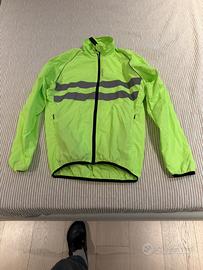 Giacca Bici Gialla Tg M Antivento Riflettente 10€