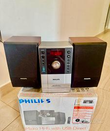 Philips amplificatore e diffusori acustici 