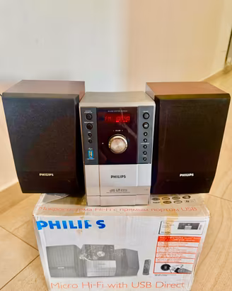 Philips amplificatore e diffusori acustici 