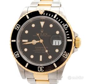 Rolex Submariner Date ref. 16613 Acciaio/Oro Nero