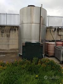 Cisterna acciaio lt 10.000 per alimenti