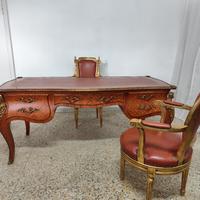 elegante scrivania centrale Luigi V