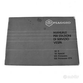 Manuale stazioni servizio in PDF per Piaggio Vespa