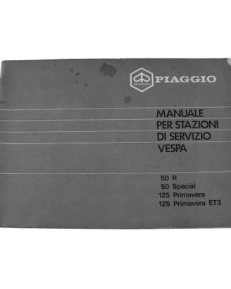 Manuale stazioni servizio in PDF per Piaggio Vespa