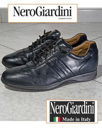 Sneakers Nero Giardini n.44  pelle Leather Shoes