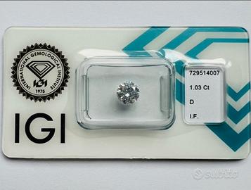 DIAMANTE NATURALE 1.03 CARATI
